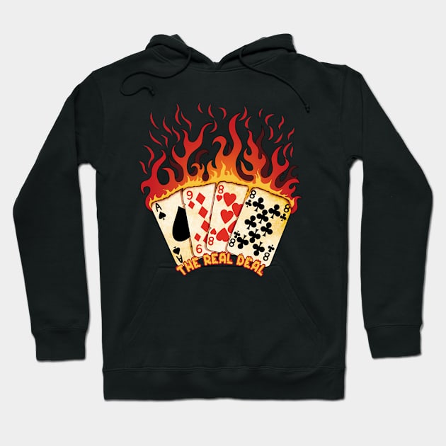 Born in 1988 - birthday burning cards Hoodie by TMBTM